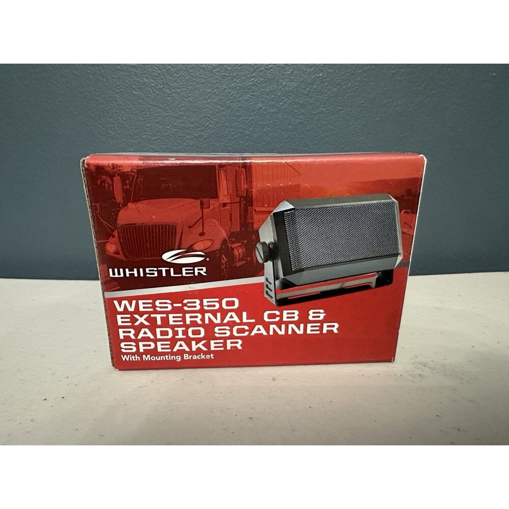 Whistler External Bracket Mounted CB & Radio Scanner Speaker (WES-350)
